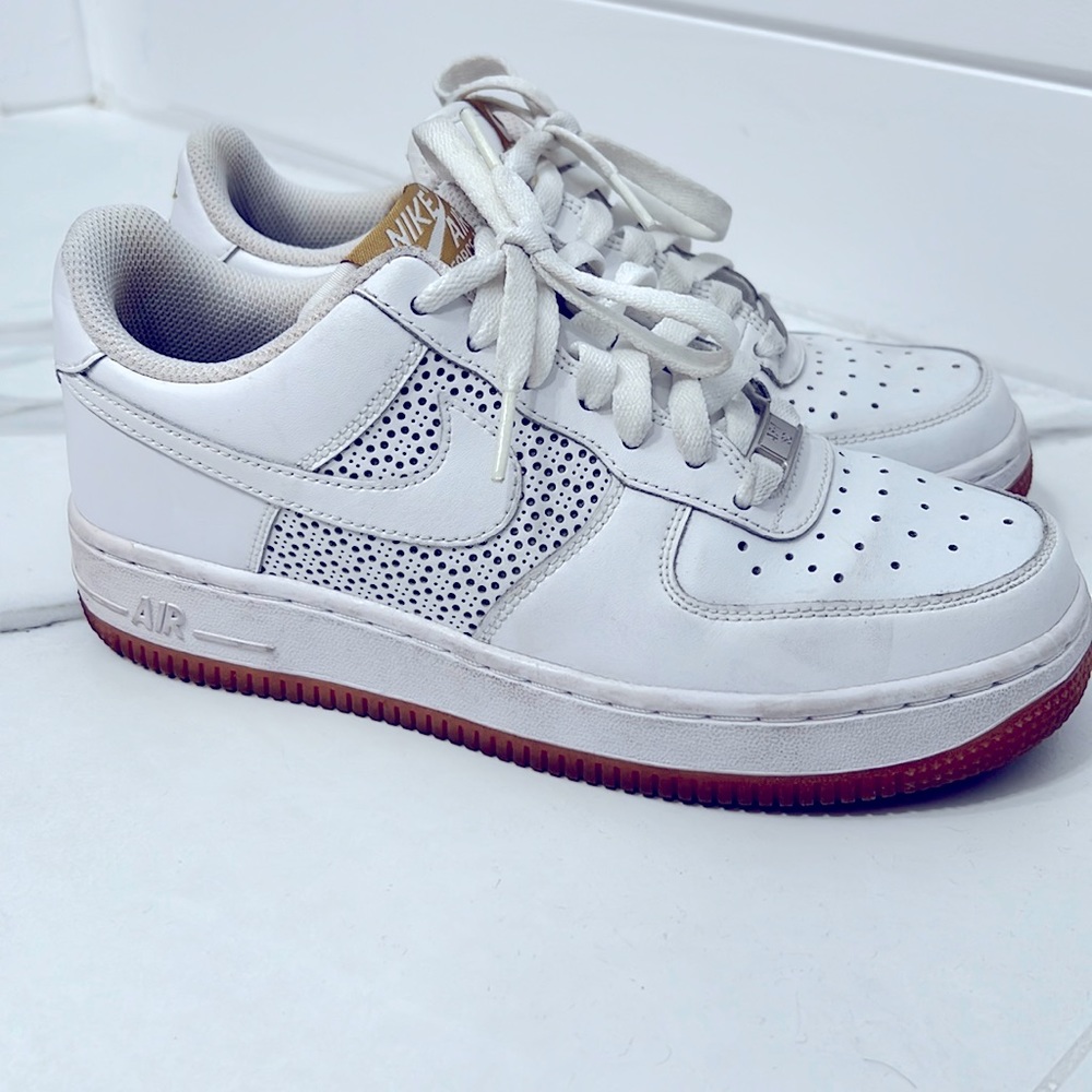 White Nike Air Force One AF1 Rare Vintage 5.5Y